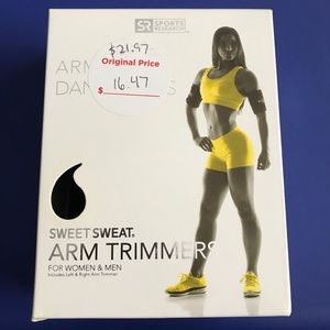 New never Used - SweetSweat Yellow Arm Trimmers for Women & Men